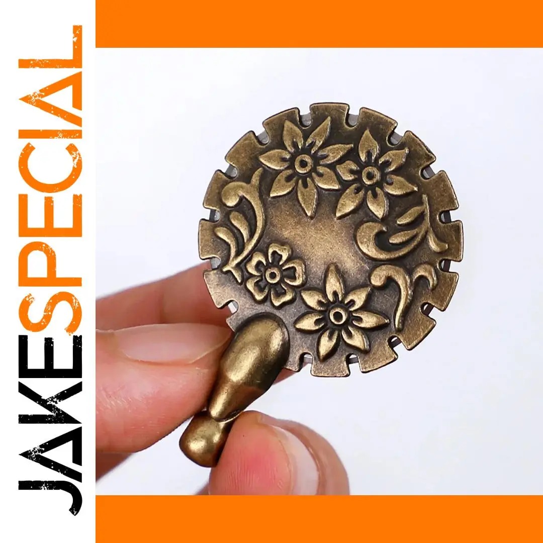 Vintage Stainless Steel Thread Cutter with Floral Engraving 1 Vintage Stainless Steel Thread Cutter with Floral Engraving