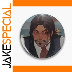 Carty Escuella Cartoon Lapel Pin 44mm