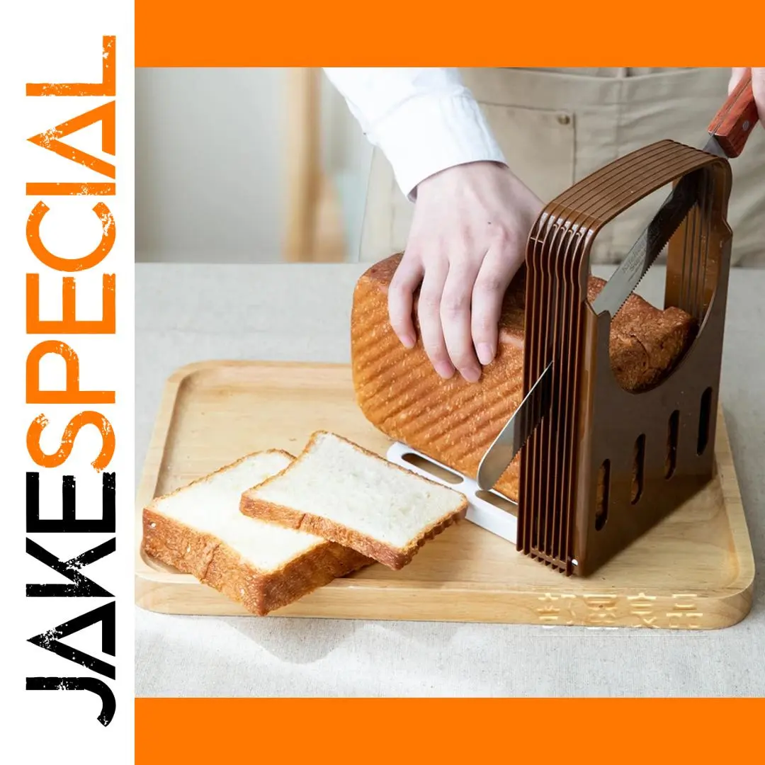 Foldable Bread Slicer with Adjustable Thickness 1 Foldable Bread Slicer with Adjustable Thickness