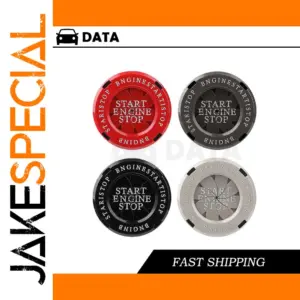 Universal Decorative Ignition Switch Cover in Zinc Alloy