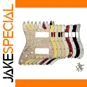Left-Handed Stratocaster Pickguard for P90 Humbuckers