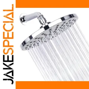 High Pressure Chrome Rain Showerhead 21cm