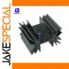 Black Aluminum Heat Sink for Mosfets