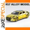 Gold Audi RS7 1:32 Diecast Model with Lights