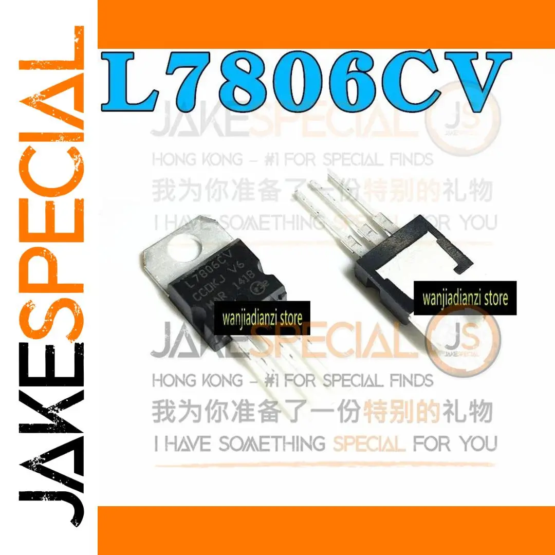 Set of 5 LM7806CV Voltage Regulators for Stable Power 1 Set of 5 LM7806CV Voltage Regulators for Stable Power