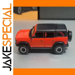 Vibrant Orange Ford Bronco Gen.6 Scale Model