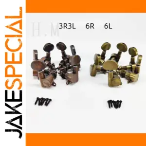 Vintage Zinc Alloy Tuning Pegs Set for Guitar