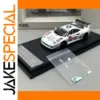 White BMW Z4 GTLM Diecast Model 1:64 Scale