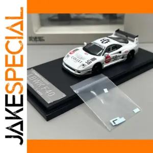 White BMW Z4 GTLM Diecast Model 1:64 Scale
