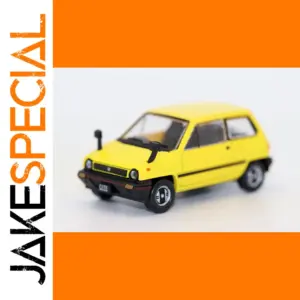 Vibrant Yellow 1/64 Scale Diecast Toy Cars Set