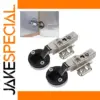 Stainless Steel Glass Door Hinges Set