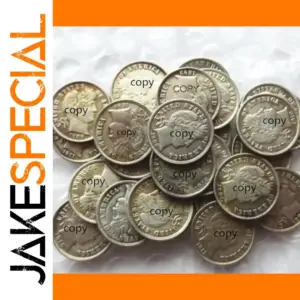 Set of 65 Vintage Barber Dime Replicas