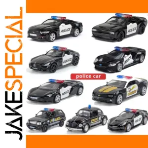 1:36 Scale Police Car Miniatures Collection
