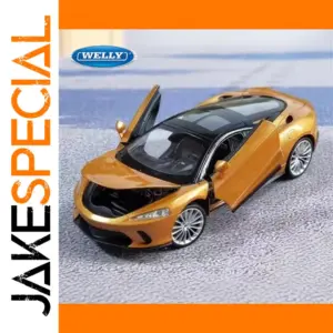 Gold WELLY McLaren GT Diecast Model Car
