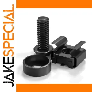 50-Piece M6 Rack Mount Hardware Set