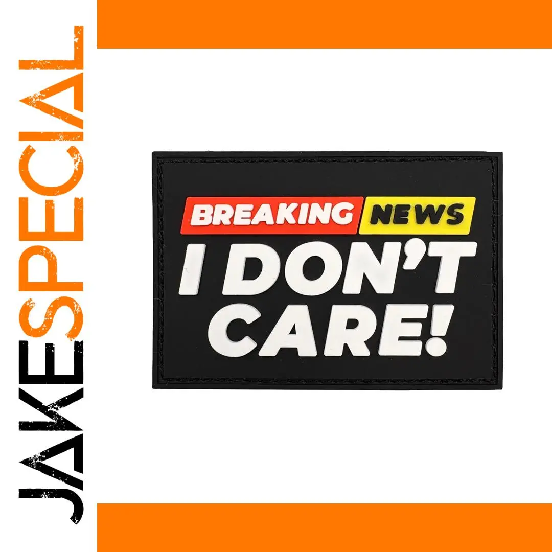 Bold Breaking News PVC Patch for Style 1 Bold Breaking News PVC Patch for Style