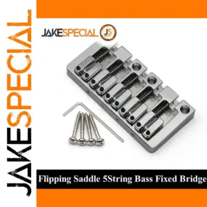 5-String Bass Bridge with Polished Finish