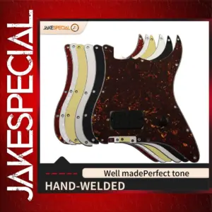 Red Tortoise Guitar Pickguard Set for Fender Strat