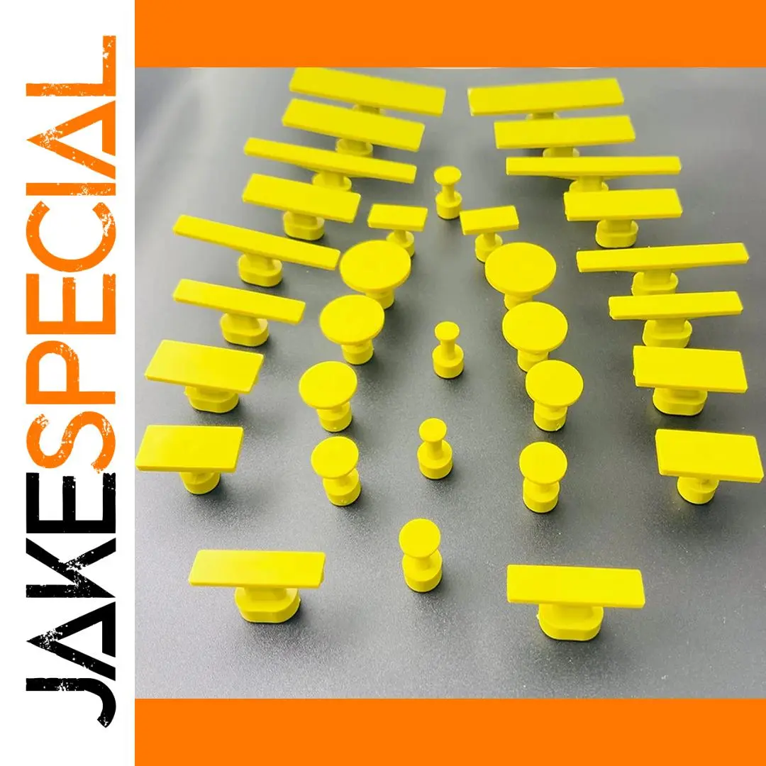 Yellow Nylon Dent Removal Tabs - Set of 16 or 32 1 Yellow Nylon Dent Removal Tabs - Set of 16 or 32