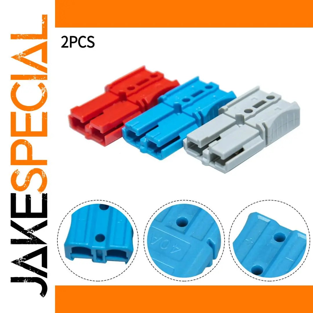 Anderson 40A High-Current Connector Set for Electrical Systems 1 Anderson 40A High-Current Connector Set for Electrical Systems