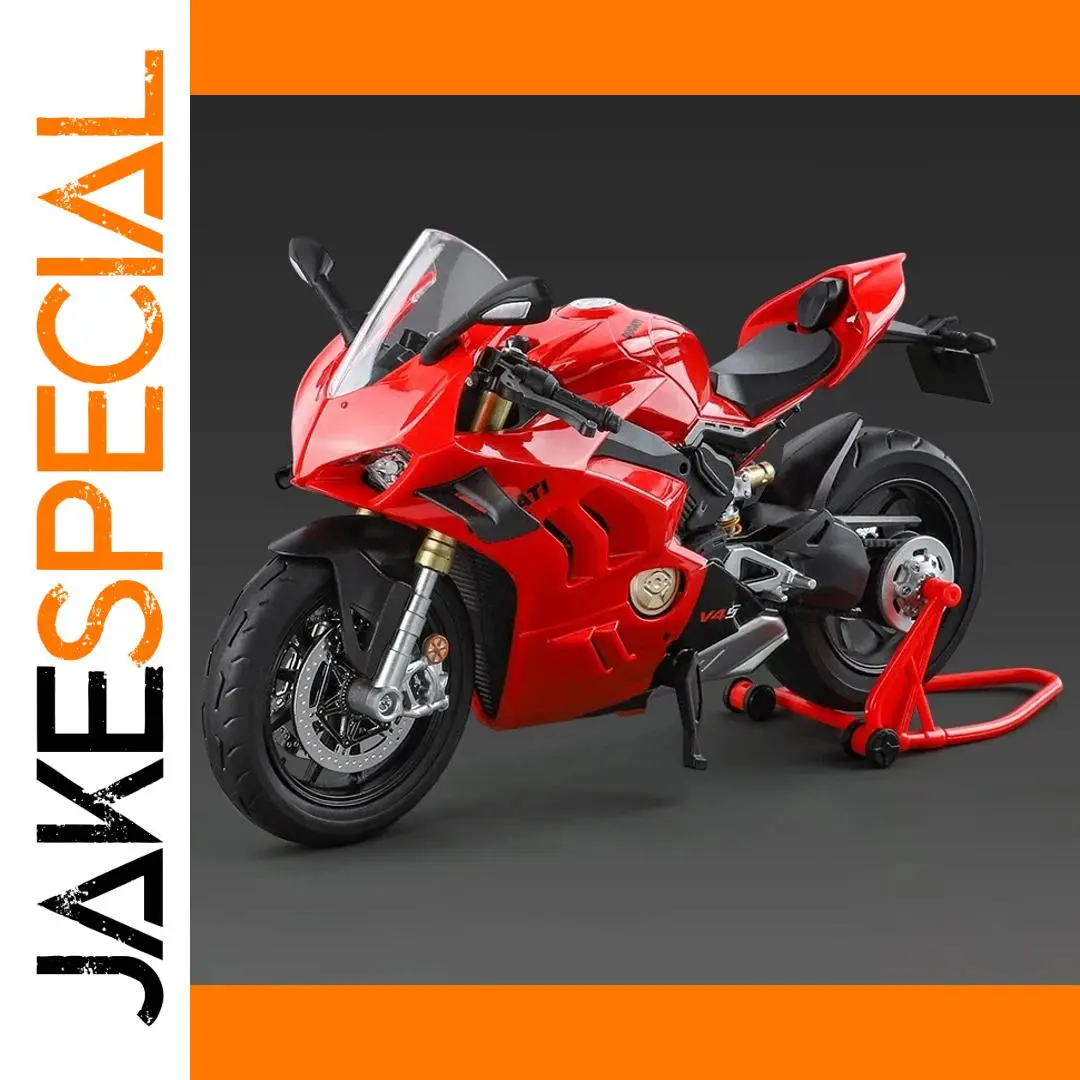 Ducati V4S & BMW S1000RR 1:9 Scale Diecast Model 1 Ducati V4S & BMW S1000RR 1:9 Scale Diecast Model