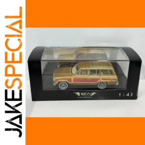 Golden Jeep Touring Car Diecast Model 1:43 Scale