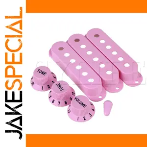 Pink Guitar Components Set for Customization