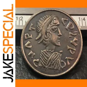 European Antique Replica Coin Featuring Anastasius I Sirmium