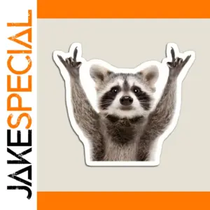 Charming Raccoon Magnet for Fridges