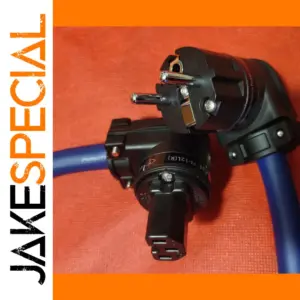 Premium Rhodium Power Cord for Audio Systems