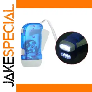 Hand-Powered Dynamo Emergency Flashlight