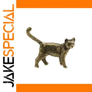 Bronze Chinese Cat Tea Pet Collectible