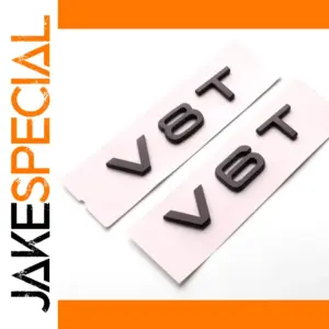 V6T V8T Emblem Stickers for Vehicle Customization