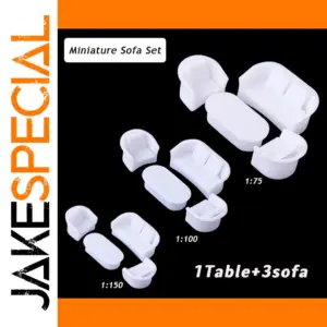 Modern Miniature Sofa Set in Scales 1:75, 1:100, 1:150