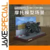 1:12 Wooden Motorcycle Scene Display