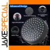 Black 4-inch Wall Mount Shower Head