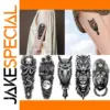 12-Design Waterproof Temporary Tattoos Set