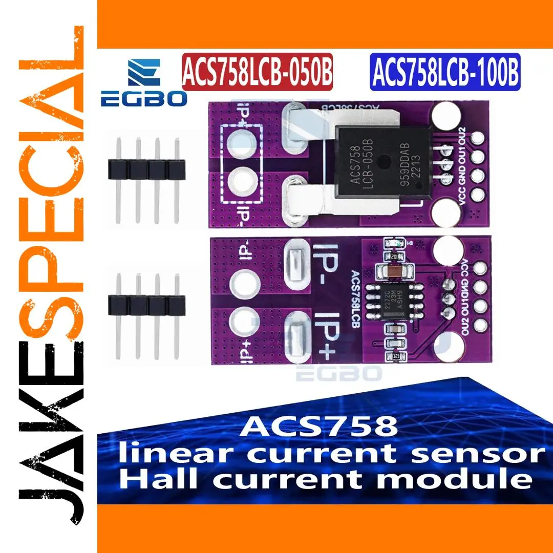 Linear Hall Current Sensor Module ACS758LCB-050B 1 Linear Hall Current Sensor Module ACS758LCB-050B