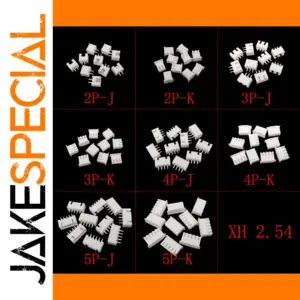 JST XH 2.54mm Connectors Set – 100 Pcs