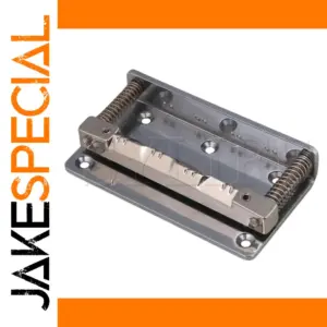 Silver Metal Mandolin Tailpiece for 8-String Guitars