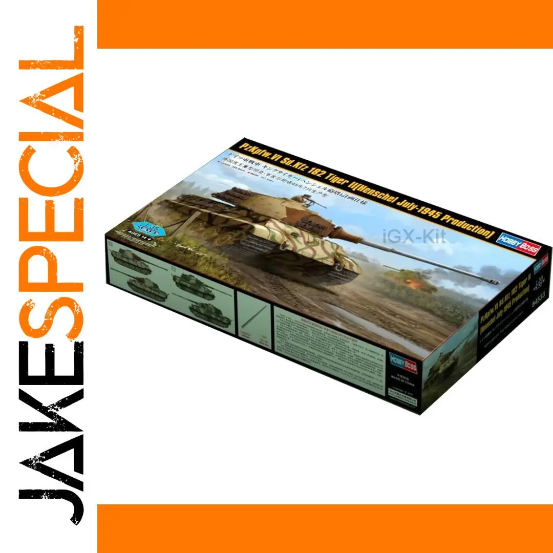 German King Tiger Tank Model Kit 1:35 Scale 1 German King Tiger Tank Model Kit 1:35 Scale