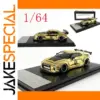 Nissan LB GTR R35 Diecast Model 1/64 Gold Chrome