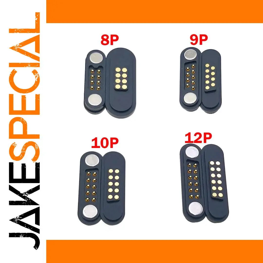 Magnetic Pogo Pin Connector 8P-12P 5V-30V 1 Magnetic Pogo Pin Connector 8P-12P 5V-30V