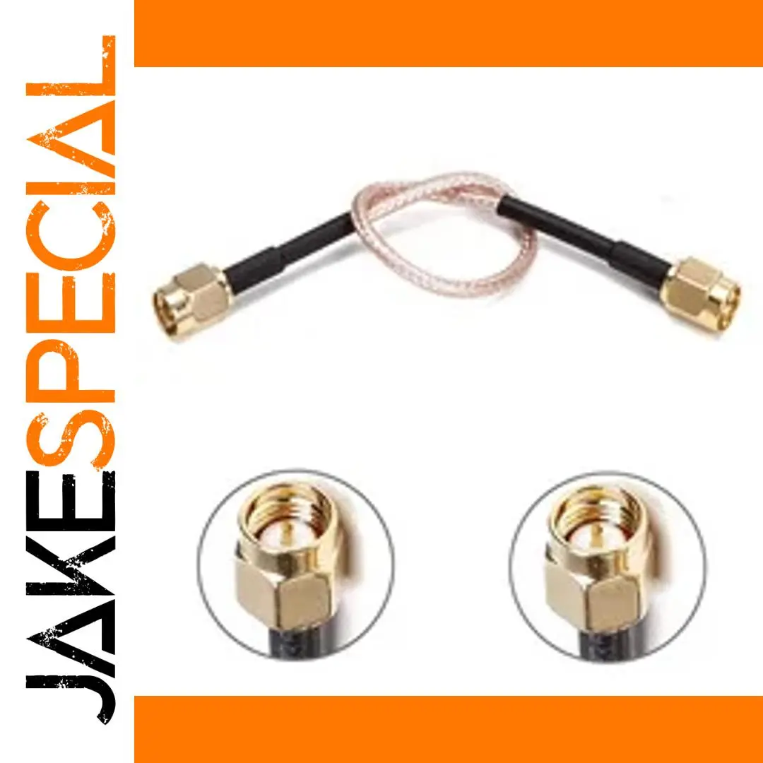 SMA Coaxial RF Adapter Cables Set, 15cm, 2-Pack 1 SMA Coaxial RF Adapter Cables Set, 15cm, 2-Pack