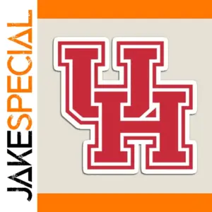 Colorful Houston Cougar Refrigerator Magnet Holder in Three Sizes