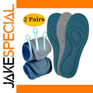 Memory Foam Orthopedic Insoles Set for Comfort