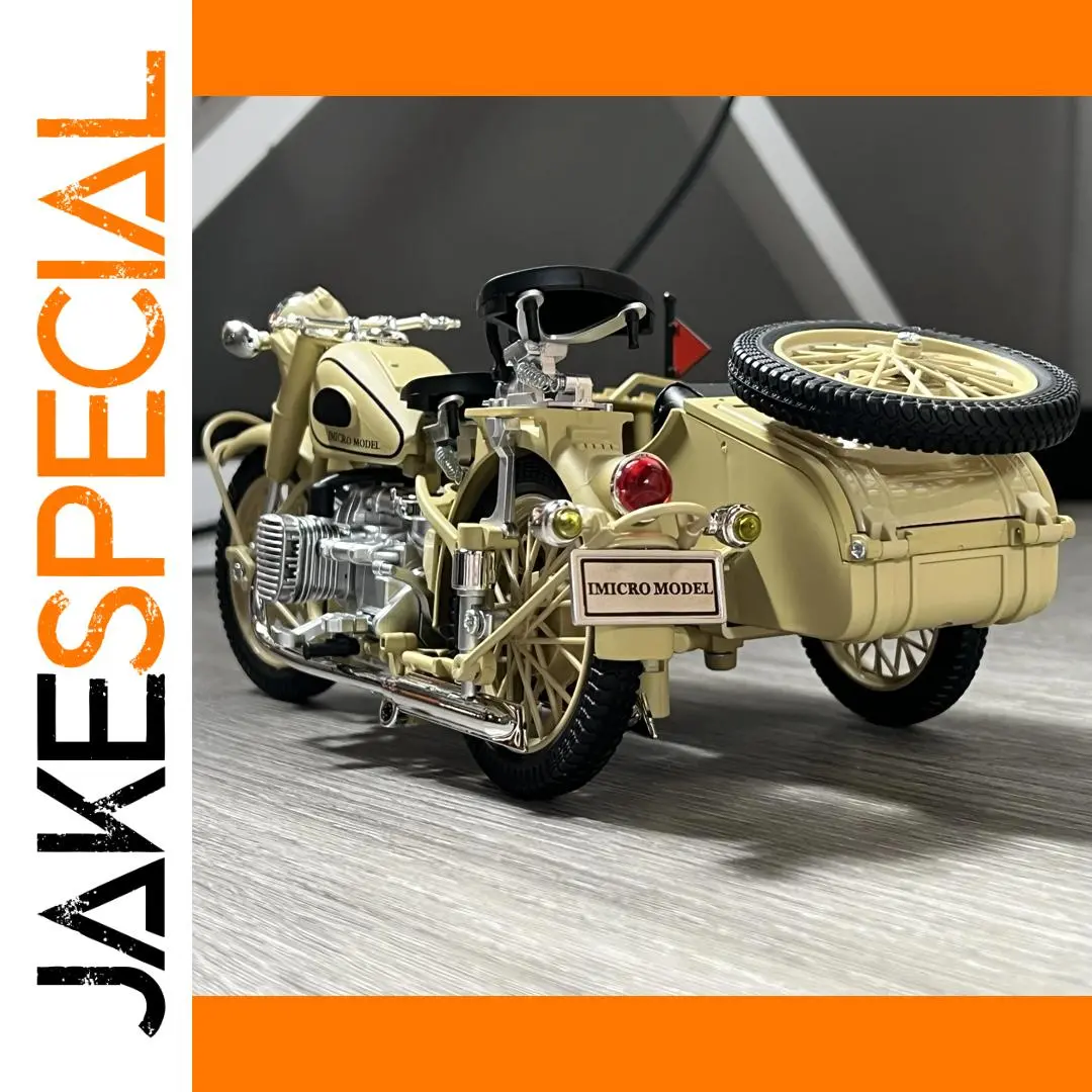 Vintage Military Tricycle Motorcycle Model Replica 1 Vintage Military Tricycle Motorcycle Model Replica