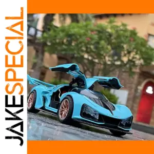 Blue Hongqi 1:24 Scale Diecast Car Model