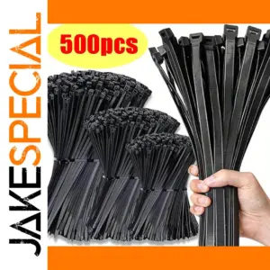 Black Nylon Cable Ties 100-500 pcs
