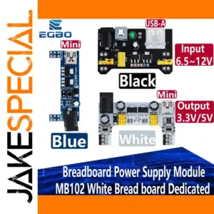 MB-102 Breadboard Power Supply Module with 3.3V/5V